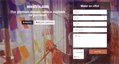 Desktop Screenshot of novatrix.com